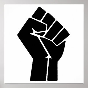 Póster Las vidas negras importan para FIST 4 #BLM