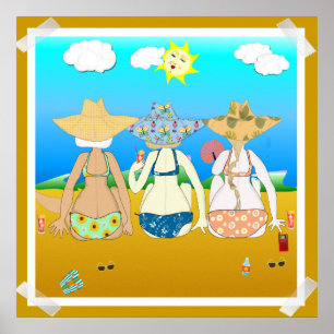 Póster Las viejas chicas hippies no mueren.