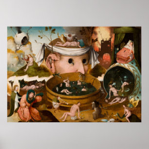 Póster Las visiones de Tondal, 1479 por Hieronymus Bosch