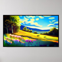 Las Vistas De La Pintura De Las Colinas