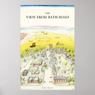 Póster Las Vistas Desde El Camino De La Bañera