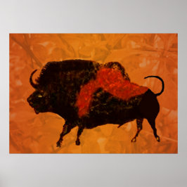 Póster Lascaux Bison
