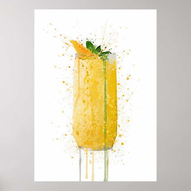 Póster Lassi de Mango (Frente)