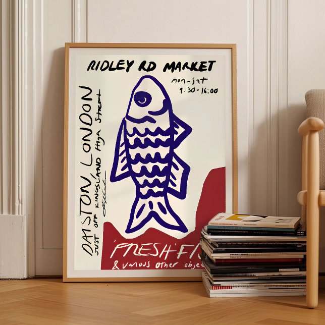 Póster Lata de Sardinas Imprimir Cartel Antiguo de Sardin (Subido por el creador)