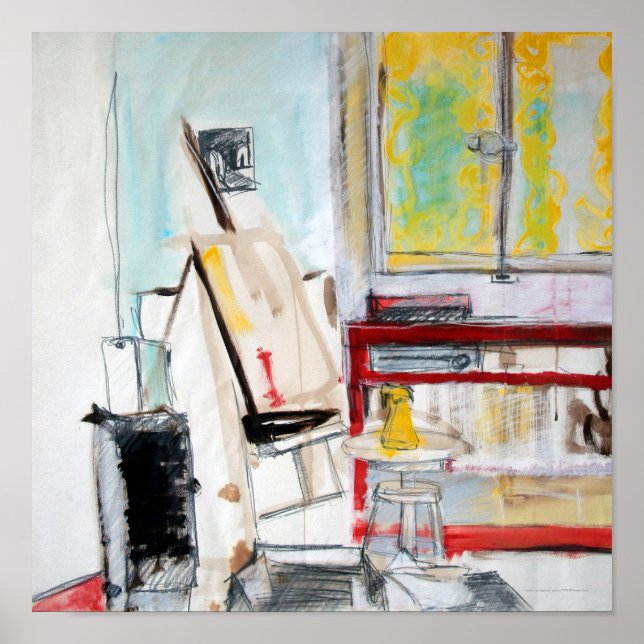 Póster L'Atelier de l'Apprenti Peintre 1982 Poster (Frente)