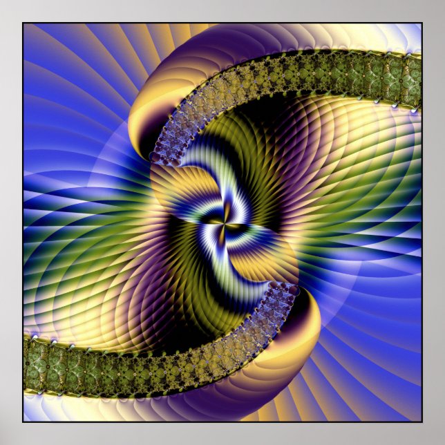 Póster latency: ultraviolet burst (Frente)