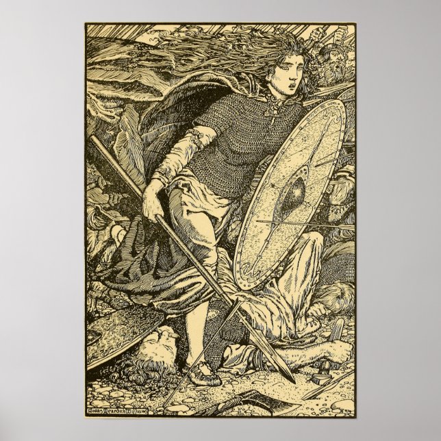 Póster "Lathgertha" por Morris Meredith Williams (Frente)