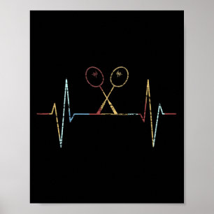 Póster Latido Badminton
