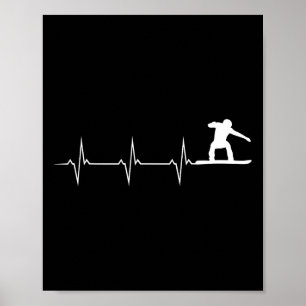 Póster Latido de Snowboard - Snowboard