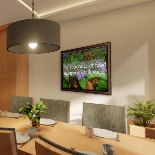 Póster Latin wisdom quote intelligence greenery poster (Subido por el creador)