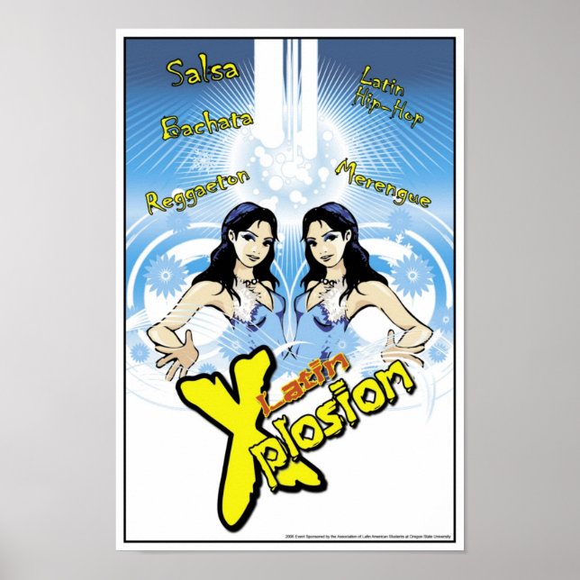 Póster Latin Xplosion Night - Spring 2006 (Frente)
