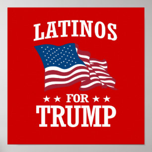 PÓSTER LATINOS PARA TRUMP