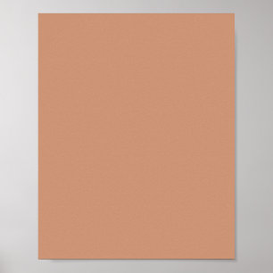Póster Latón antiguo (color sólido)