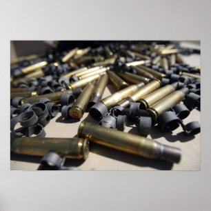 Póster Latón gastado y vínculos desintegrados