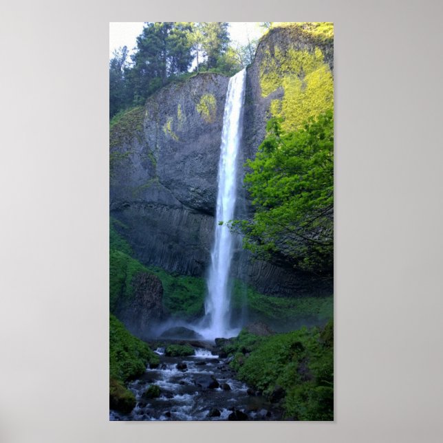 Póster Latourell Falls, Oregon (Frente)