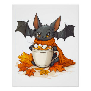 Póster Latte de Calabaza Vampiro