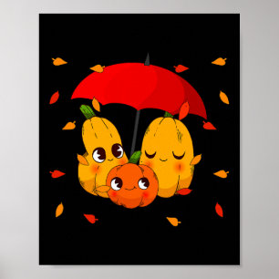 Póster Lattes Spice de Calabaza Caen Mujeres Halloween Ot