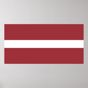 Póster Latvian Flag (Latvia)