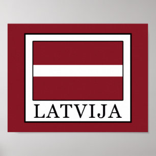 Póster Latvija