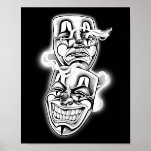 Póster Lauder Now Llorar Después Del Tatto Chicano Flash