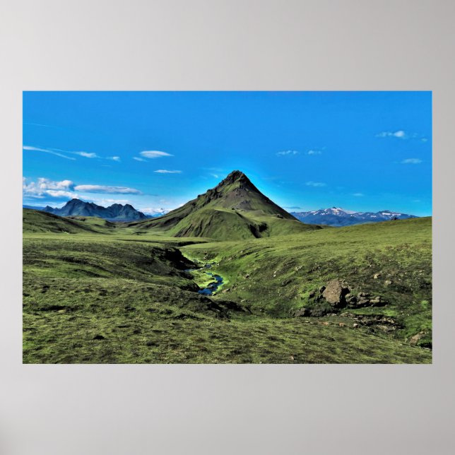 Póster Laugavegur Landscape (Frente)