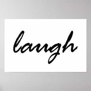 Póster Laugh
