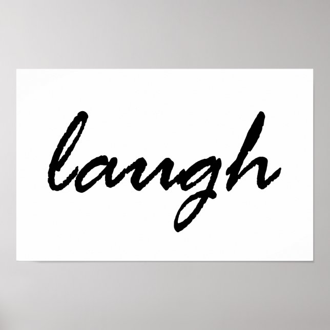 Póster Laugh (Frente)