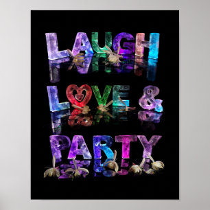 Póster Laugh Love & Fiesta