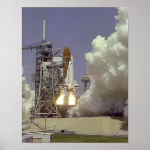 Póster Launch of Space Shuttle Challenger (STS-6)