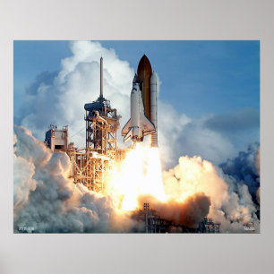 Póster Launch of Space Shuttle STS-106
