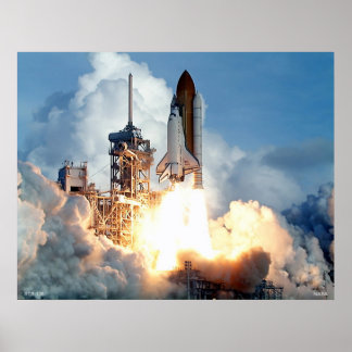 Póster Launch of Space Shuttle STS-106