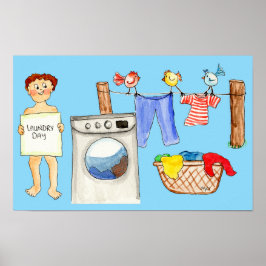 Póster Laundry Day