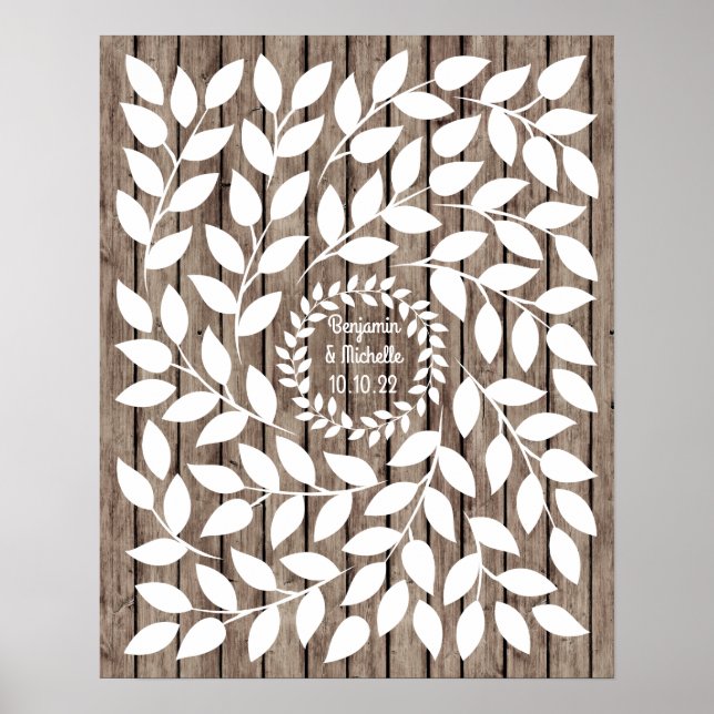 Póster Laurel - 100 Signature Guest Book Alternative (Frente)