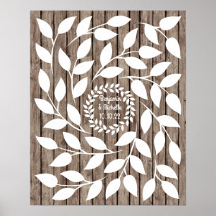 Póster Laurel - 50 Signature Guest Book Alternative