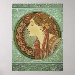 Póster Laurel de Art Nouveau por Alphonse Mucha