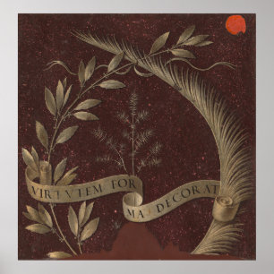 Póster Laurel Wreath - Poster Bella Artes Leonardo da Vin