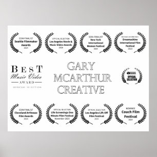 Póster Laureles conmemorativos