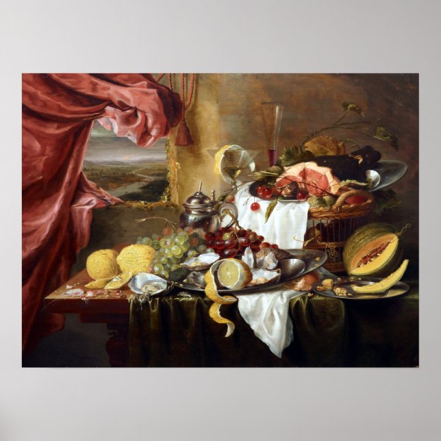 Póster Laurens Craen Still Life con visión imaginaria (Frente)