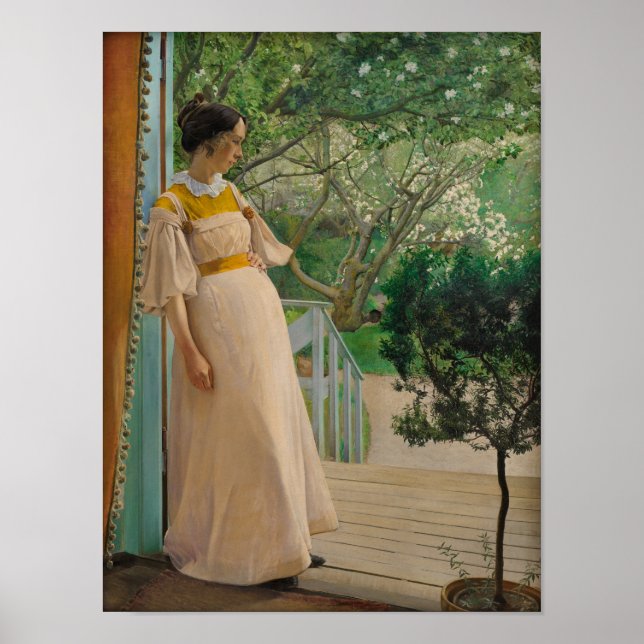 Póster Laurits Andersen Ring In the garden door CC0495 (Frente)