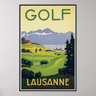 Póster Lausanne Suiza