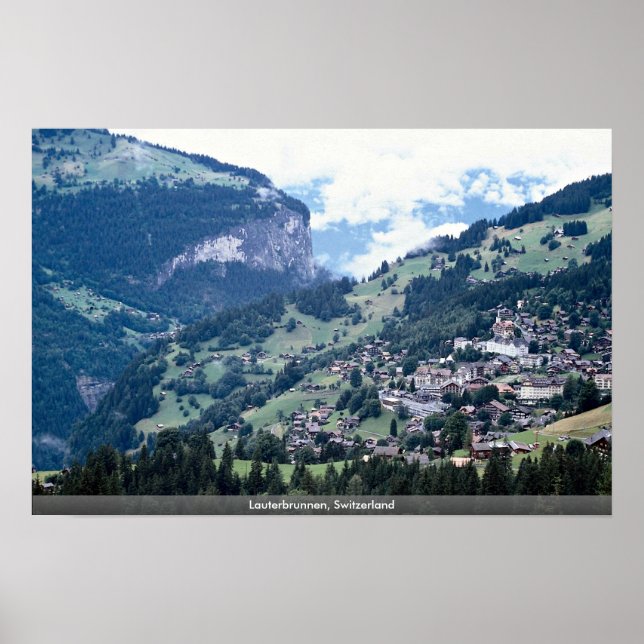 Póster Lauterbrunnen, Switzerland (Frente)