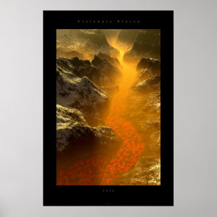 Póster Lava
