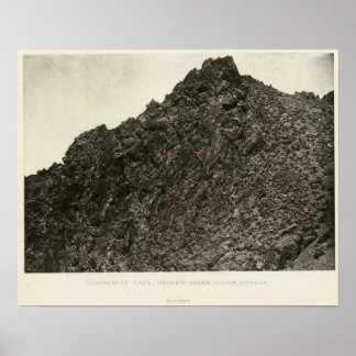 Póster Lava, Cañón de Creek Meadow, Nevada