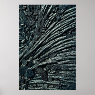 Póster Lava, volcanes parque nacional, los E.E.U.U. de
