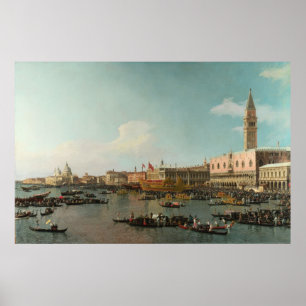 Póster Lavabo de San Marco el día de ascensión (por