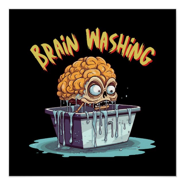 Póster Lavado de cerebro (Anverso)