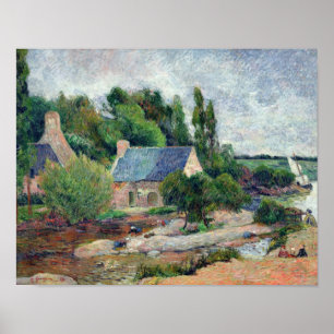 Póster Lavanderas en Pont-Aven, 1886