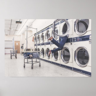 Póster lavandería