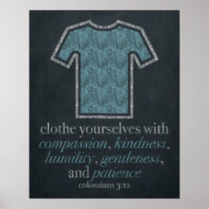 Póster Lavandería Chalkboard Art 16x20