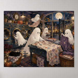 Póster Lavandería de Fantasmas Caprichosos, Cozy Goth par